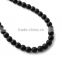 Natural female black nephrite necklace