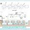 China Puxin Low Cost Hydraulic Pressure Family Size Biogas Plant for Family