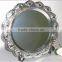 serving round trays gold plated tray for bar hotel household Elegance OEM Round metal Tray