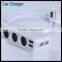 3 Cigarette Lighter Hub Outlets Oem Offered Multiple Usb Accepted Travel Charger