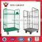 China manufacturer Fodable warehouse cart powder coated logistics trolley