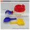 7PCS ABS material beach toy set bucket for kids