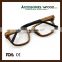 latest design 2016 student RX glasses real natural wood RX glasses customized RX glasses wooden