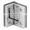 Bevel circinal angle 90 degree SH-90 Double side stainless steel hinge,Flexible Cabinet hinge ,shower door conceal hinge