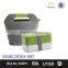 Cooler bag, leakproof cup and stack up lunch box 3pcs lunch set on sale