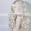 Pretty Long kinky curls wig synthetic blond costume wig N266