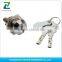 normal computer handle length euro profile master key door aluminum handle knob gate lock cylinder