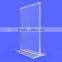 High grade 4x6 acrylic menu holder for restaurant