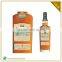 gold foil stamping waterproof adhesive back bulk private label whisky