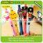 wholesale cheap 3D Spring cartoon people wooden ball pen