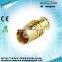 Straight MCX female to MCX male RF adapter connector
