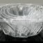 2016 new design food glass bowl crystal
