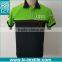 custom heat transfer print two-tone sports polo shirt LCTN1793