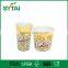 46 oz Disposable custom logo printed popcorn paper cups with high quality
