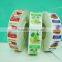 China manufacturer custom heat-transfer printed ribbon adhesive sticker&labels