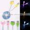 Micro USB data cable with led light manufacture for Andriod phone