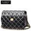 Leather Women Bags Cross Shoulder Sling Bags With Chain Strap
