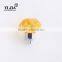 amber color zinc alloy glass bedroom cabinets knobs for dressers