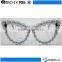 Brightlook full frame with pearl pretty decoration hot popular party glasses (HS1507012)