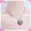 Heart shape necklace broken to 2 pieces, for mother necklace cheap price