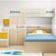 2016 hot selling good looking kids bunk bed with storage design