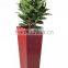 grc fiberglass box shape large pot planter for sale