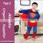 Wholesale Fashion Jumpsuit Children Footless Superman Onesie Pajamas One piece For Boys and girls