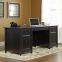 Sauder Edge Water Executive Desk, Estate Black Finish