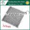 Square pan cleaner stainless steel scrubber chainmail made in China