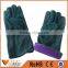 Heat resistant cow split welding industrial leather gloves cheap price