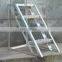 2 Step Platform Stage LADDER Aluminum Grate Stairs Truck Trailer Semi Stairway