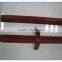 red painted angle post,metal picket fence