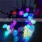Outdoor garden hanging color chanign flower string light Xmas tree led operation light