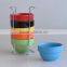 Set of 6 5.5inch Solid Color Stackable Bowl