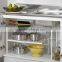2 tiers extendable kitchen organizer