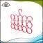 NBRSC Shipment in time Plastic Scarf Hanger 15 Holes Scarf Organizer Belt Hook Silk Tower Rack