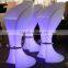 Hot sale classic high quality waterproof plastic LED bar stool with 16 colors change