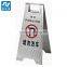 Stainless Steel No parking sign board caution board