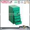 Small steel drawer cabinet mobile storage cupboard for bedroom