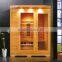 Hemlock Wood Material Wooden Infrared Sauna Room Portable Home Sauna Room For Sale