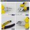 2015 forged pearl nickel steel polishing diagonal nose pliers 8"