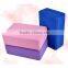 High- density EVA,200g yoga brick double color and one color soft foam yoga block, weight 190-200g