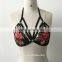 new summer woman crop top sexy girl bikini bra hot sexy girl picture embroidery bralette bra lingerie