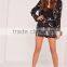 Custom Full Print Flower High Waisted Boxer Shorts Floral Print Suit Shorts Black