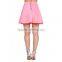 MGOO Stock Wholesale Price Women Pink Summer Pleated Skirts For Women Plain High Waist Skirts 15144C008