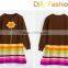 2015 fashion flowers cashmere children girl dress