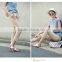 Wholesale OEM Blank T Shirt High Quality Sleeveless Cotton Women T Shirt Printing