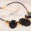 Waxed Cotton Cord Necklace high end fashion jewelry necklace wholesale costume ladies necklace jewelry