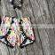 Baby Girls Summer Clothes Girls Children Spirit Girl Outfits Kids Arrow Outfits Black Top With Feather Shorts With Accessories
