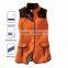 Diamond Pattern Tactical Quilted Orange Hunting Vest